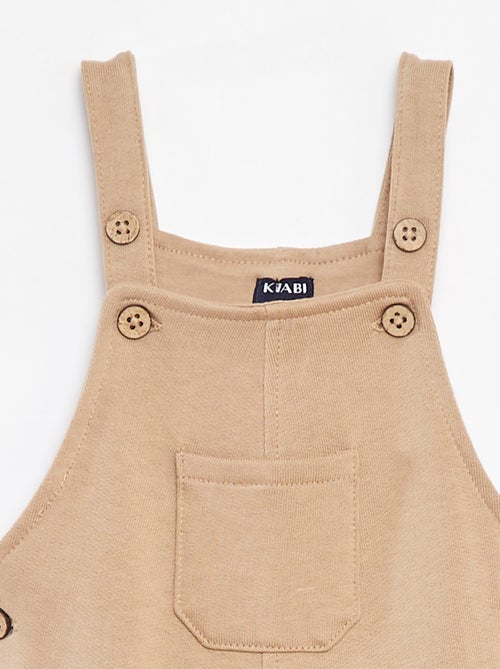 Peto largo de chándal con tirantes ajustables - Kiabi