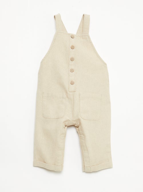 Peto largo de lino mezclado - Kiabi