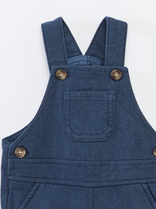 Peto largo de twill con bolsillo en el pecho - Kiabi