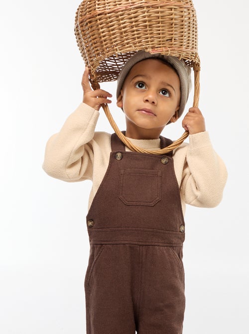 Peto largo de twill con bolsillo en el pecho - Kiabi