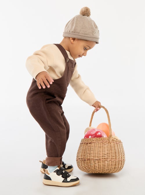 Peto largo de twill con bolsillo en el pecho - Kiabi