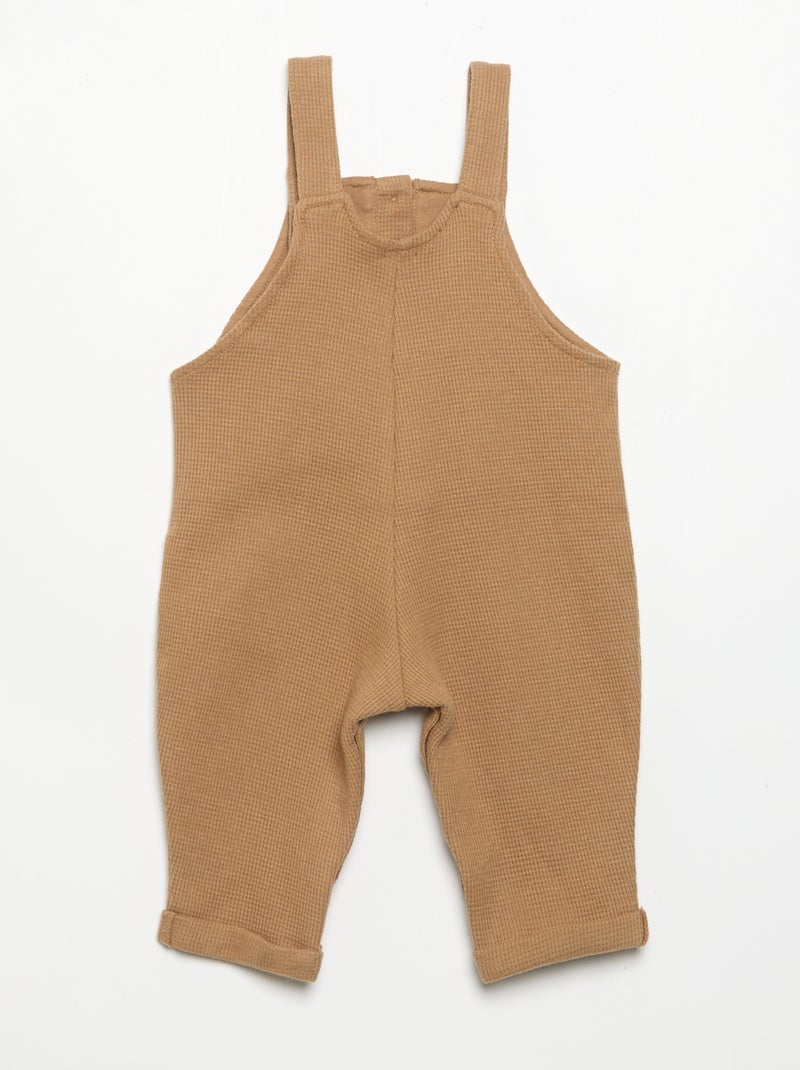 Peto largo gofrado Beige - Kiabi