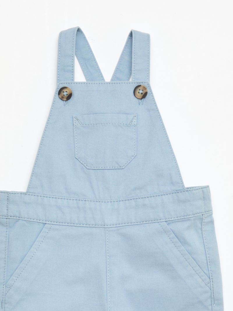 Peto ligero con tirantes ajustables Azul - Kiabi