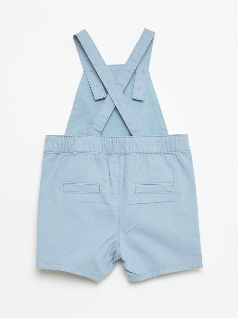 Peto ligero con tirantes ajustables Azul - Kiabi