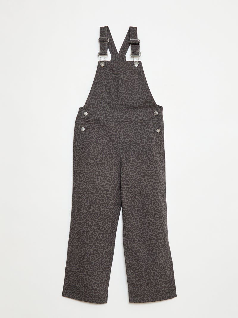 Peto pantalón de leopardo Gris - Kiabi