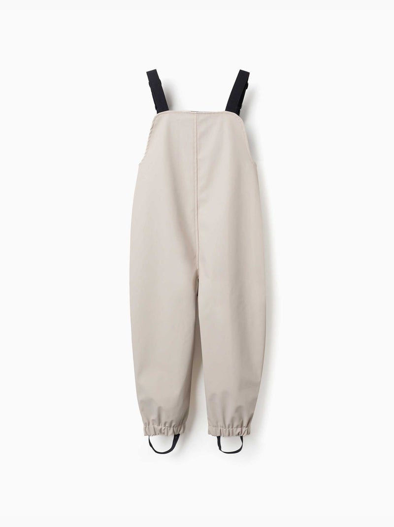 Peto para lluvia con tirantes ajustables Gris claro - Kiabi
