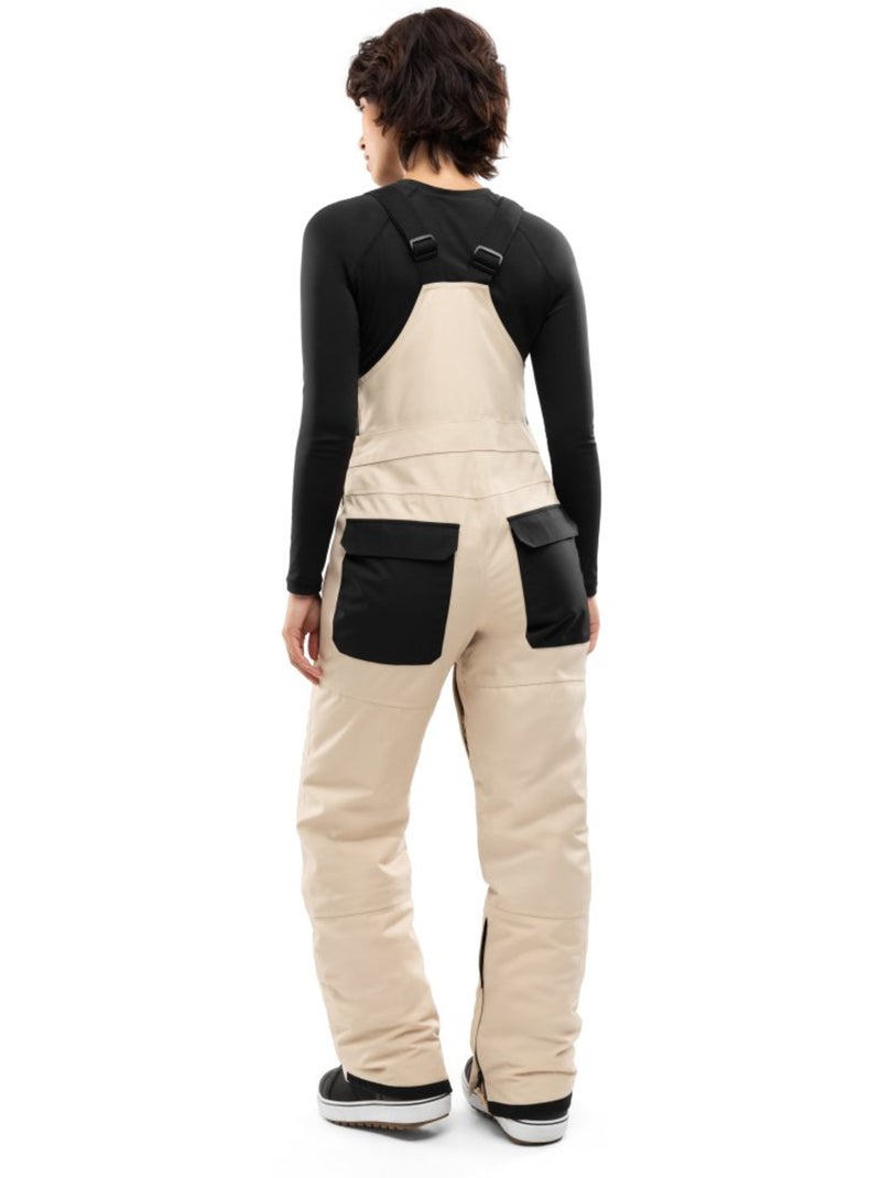 Peto snowboard mujer esquí y nieve mujer b1-w daisen Beige - Kiabi