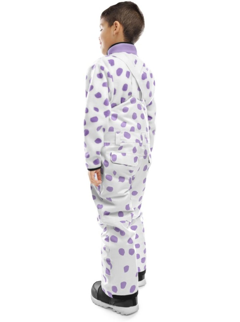 Peto snowboard niño esquí y nieve niños y niñas kb1 polka Violeta - Kiabi