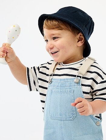 Peto vaquero con bolsillo de parche