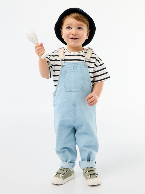 Peto vaquero con bolsillo de parche - Kiabi