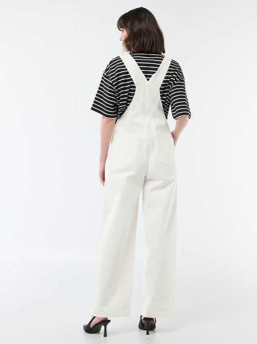 Peto vaquero con bolsillo delantero - Kiabi