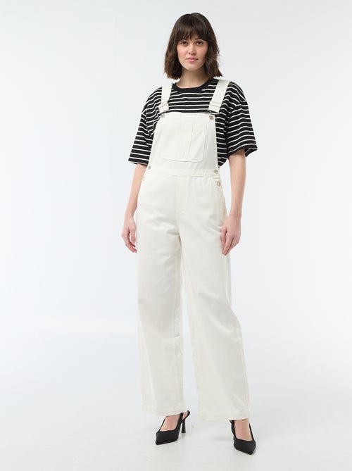 Peto vaquero con bolsillo delantero - Kiabi