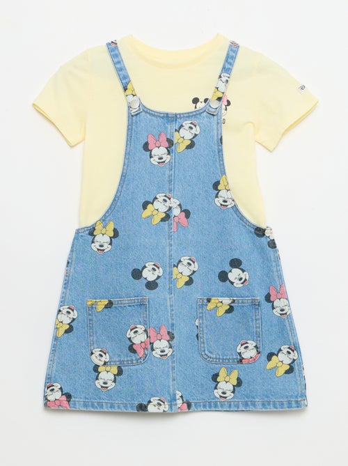Peto vaquero con camiseta - Kiabi