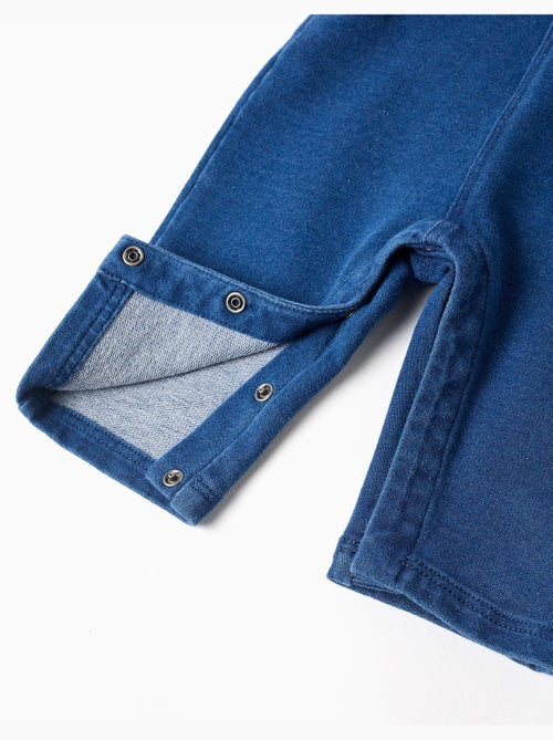 Peto vaquero con tirantes ajustables - Kiabi