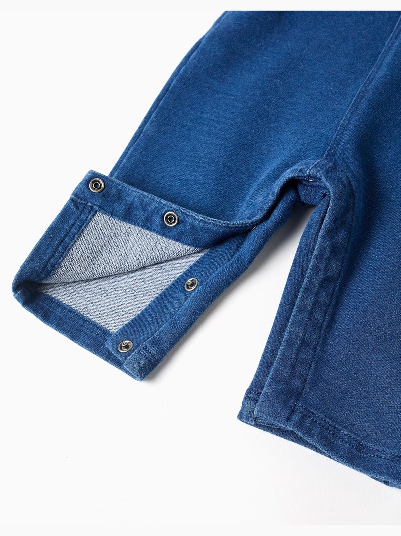 Peto vaquero con tirantes ajustables Azul Azul - Kiabi
