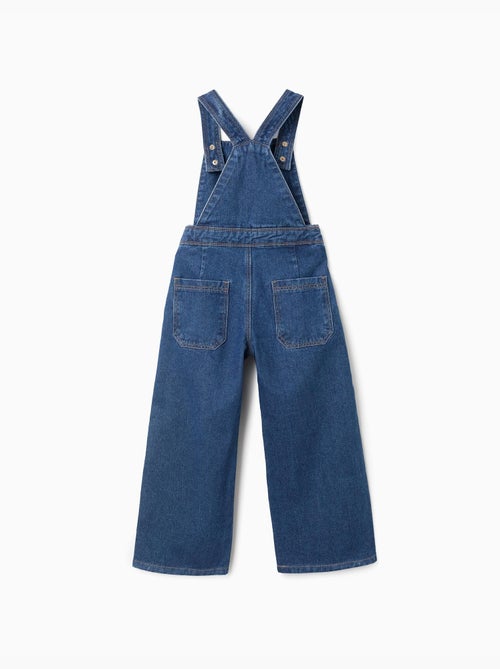 Peto vaquero de algodón 'wide leg' - Kiabi