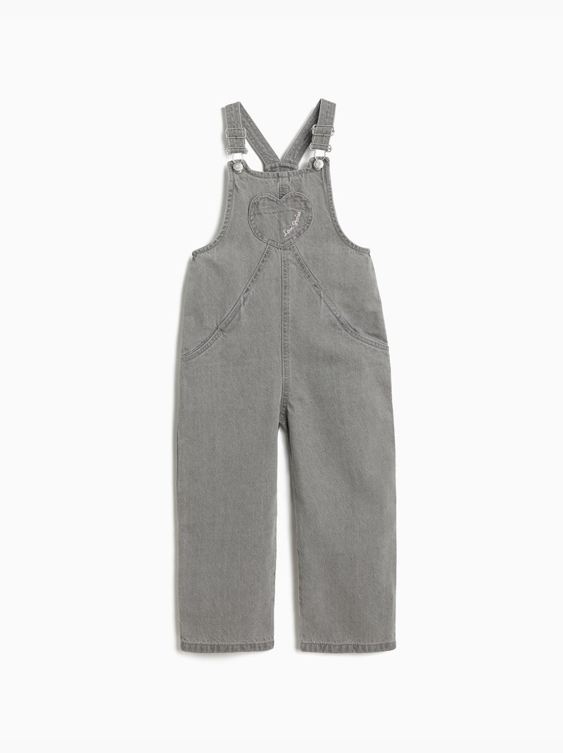Peto vaquero, MO Fashion Gris - Kiabi