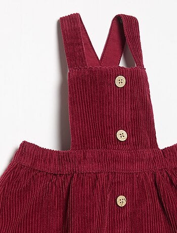 Peto vestido de pana