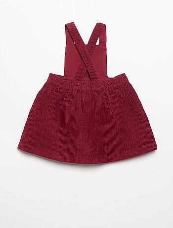 Peto vestido de pana