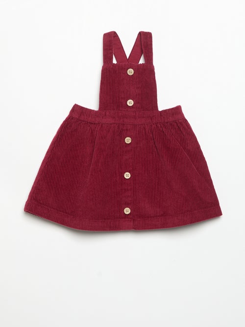 Peto vestido de pana - Kiabi