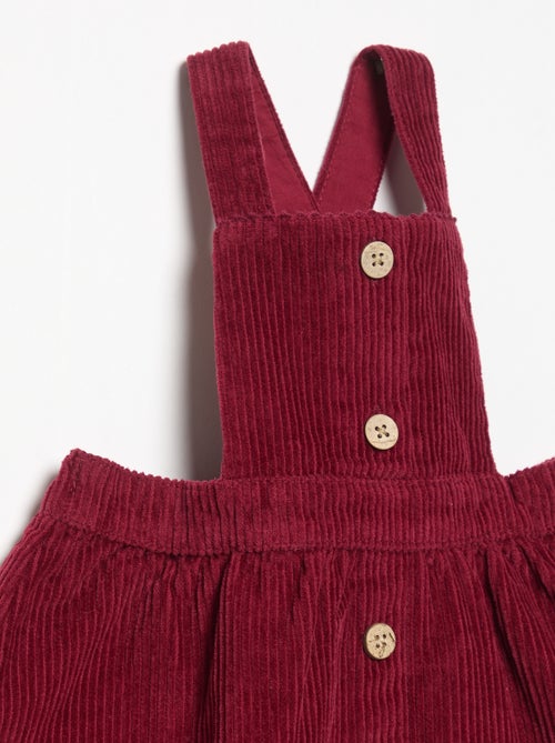Peto vestido de pana - Kiabi