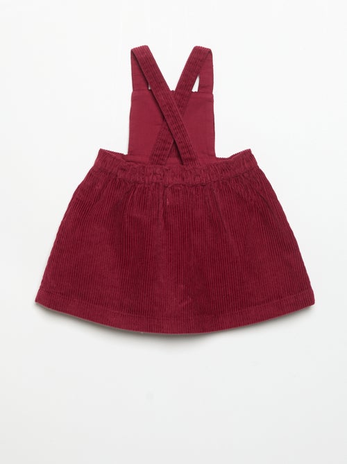 Peto vestido de pana - Kiabi