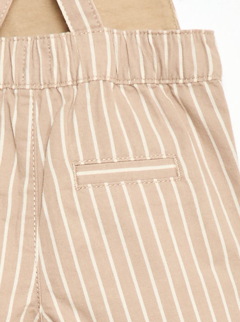 Petos ligeros con tirantes ajustables Beige - Kiabi