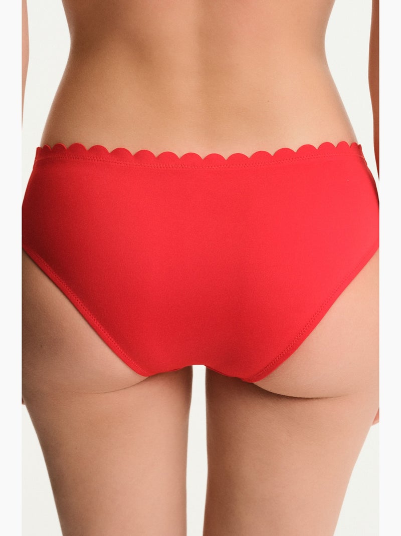 Peyton braga de bikini de tiro medio penti Rojo - Kiabi