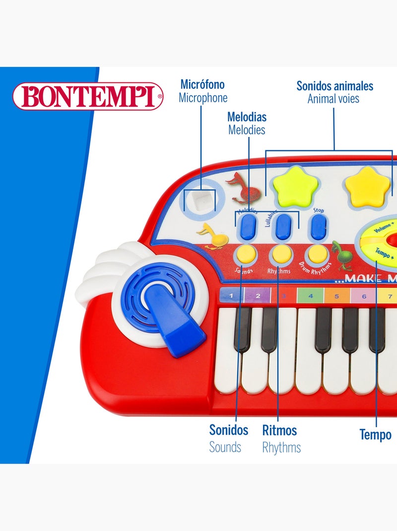 Piano infantil c/micrófono bontempi N/D - Kiabi