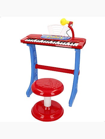 Piano infantil c/micrófono y taburete bontempi