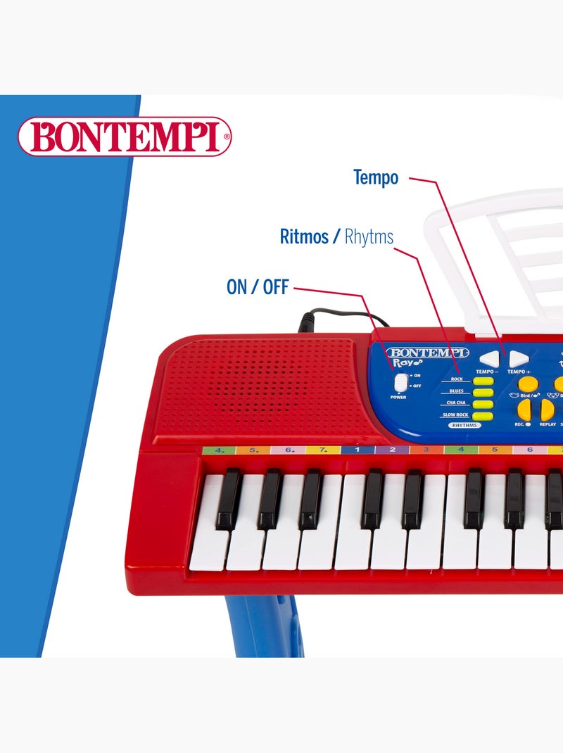 Piano infantil c/micrófono y taburete bontempi N/D - Kiabi