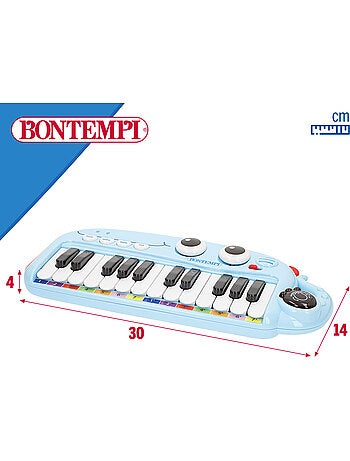 Piano infantil de juguete con luz y efectos de sonido 24 teclas bontempi