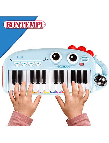 Piano infantil de juguete con luz y efectos de sonido 24 teclas bontempi