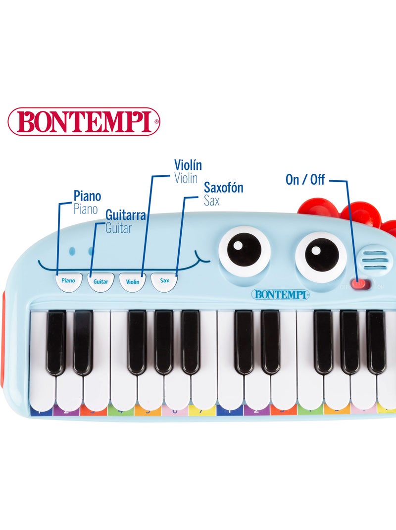 Piano infantil de juguete con luz y efectos de sonido 24 teclas bontempi N/D - Kiabi