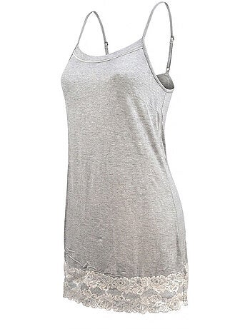 Picardias Kimono Mujer Encaje Floral Viscosa Loungewear 2 Piezas OZABI
