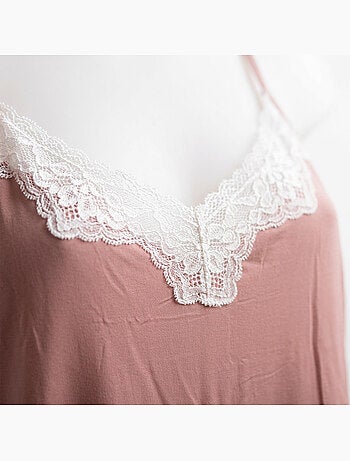 Picardias y kimono mujer 2 piezas viscosa encaje floral cinturón ozabi