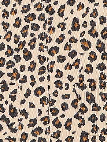 Pichi con estampado de leopardo