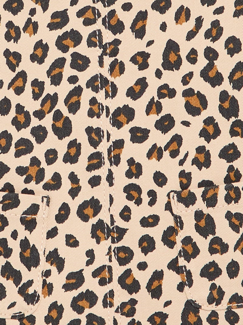 Pichi con estampado de leopardo Beige - Kiabi