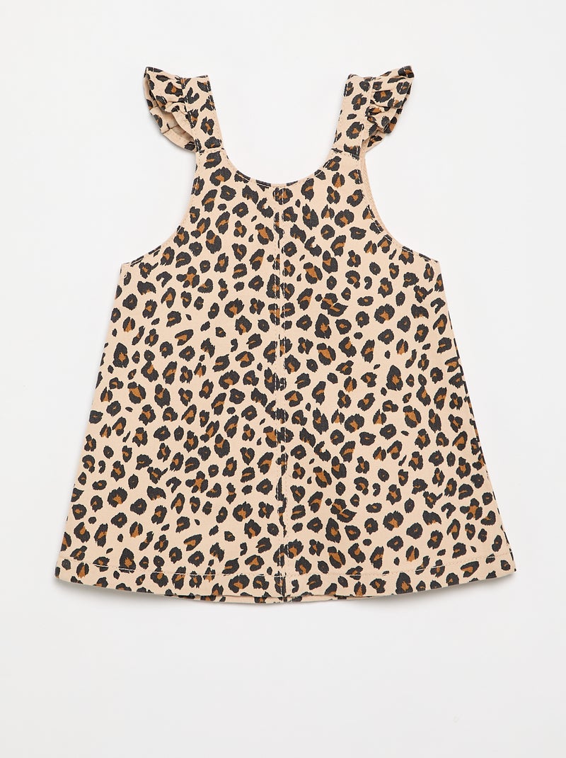 Pichi con estampado de leopardo Beige - Kiabi