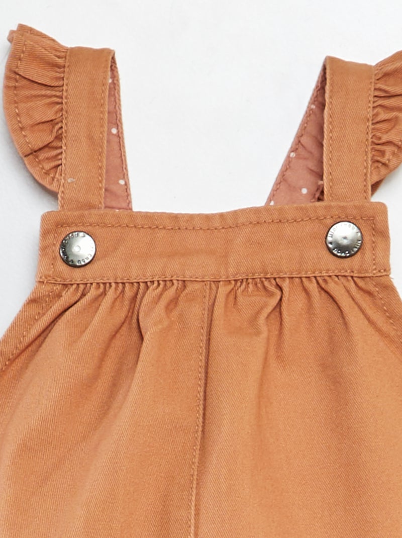 Pichi de sarga MARRON - Kiabi