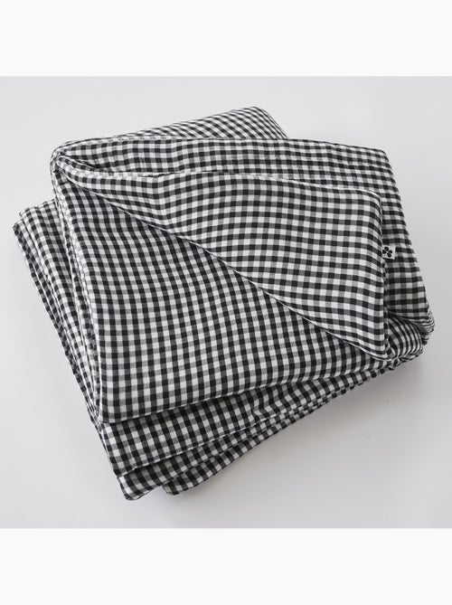 Pie de cama - gasa de algodón tejida - cuadros vichy - vickie - Kiabi Pie de cama - gasa de algodón tejida - cuadros vichy - vickie - Kiabi