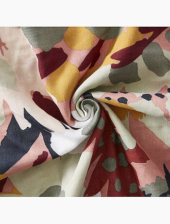 Pie de cama 90 x 200 cm – gasa de algodón estampada léane