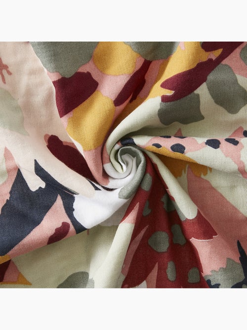 Pie de cama 90 x 200 cm – gasa de algodón estampada léane - Kiabi Pie de cama 90 x 200 cm – gasa de algodón estampada léane - Kiabi