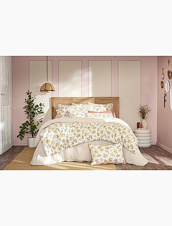 Pie de cama doble gasa de algodón acolchado ava