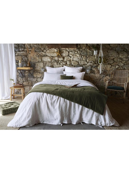 Pie de cama – terciopelo de algodón grueso y suave – césar - Kiabi Pie de cama – terciopelo de algodón grueso y suave – césar - Kiabi