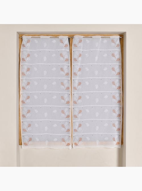 Pieza modular bordada con motivo de hojas - Kiabi
