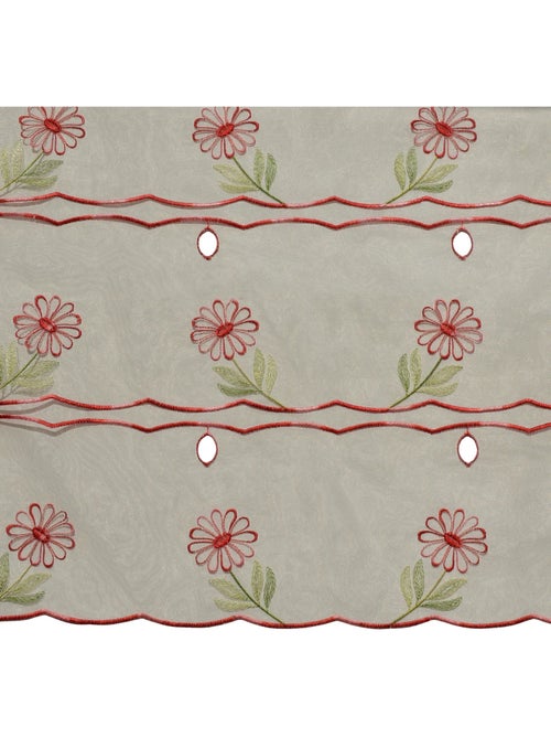 Pieza modular bordada con motivos florales - Kiabi