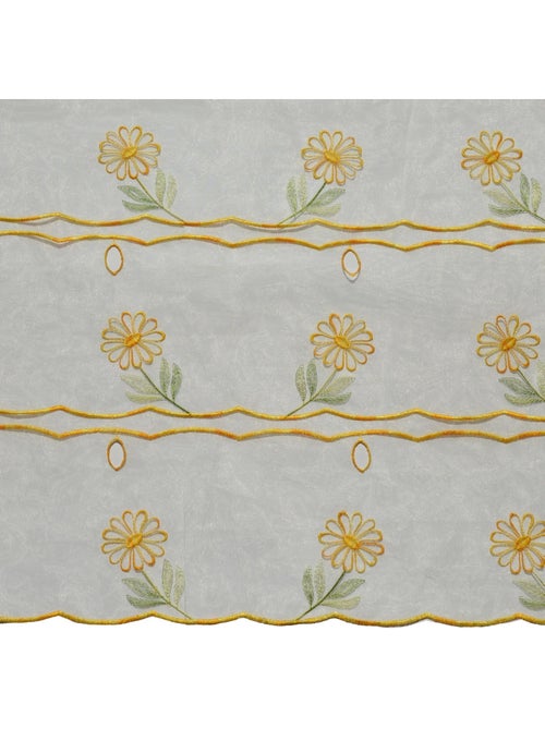 Pieza modular bordada con motivos florales - Kiabi