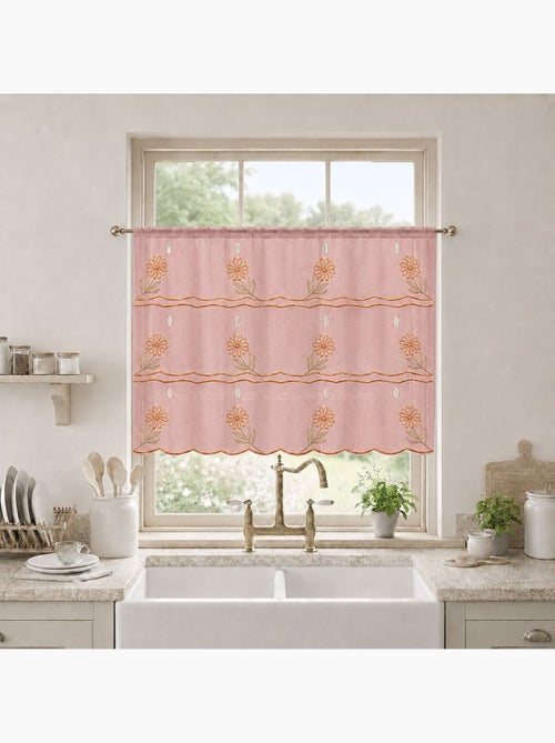 Pieza modular bordada con motivos florales - Kiabi
