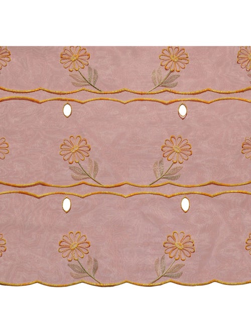 Pieza modular bordada con motivos florales - Kiabi